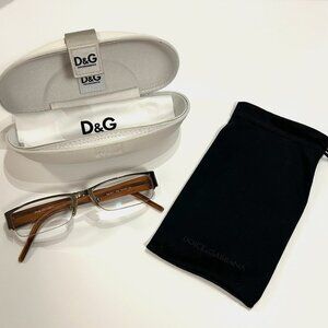 D&G DOLCE & GABBANA FRAME & ZIPPERED CASE